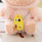 Doll Cartoon-style camera phone Bag for labubu crybaby 10cm 15cm cotton exo plush doll accessories