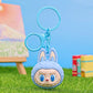 Labubu Keychain Students Schoolbag Pendant Backbag Ornament Hanging Decoration Car Key Chain Gifts Doll Decoration Accessories