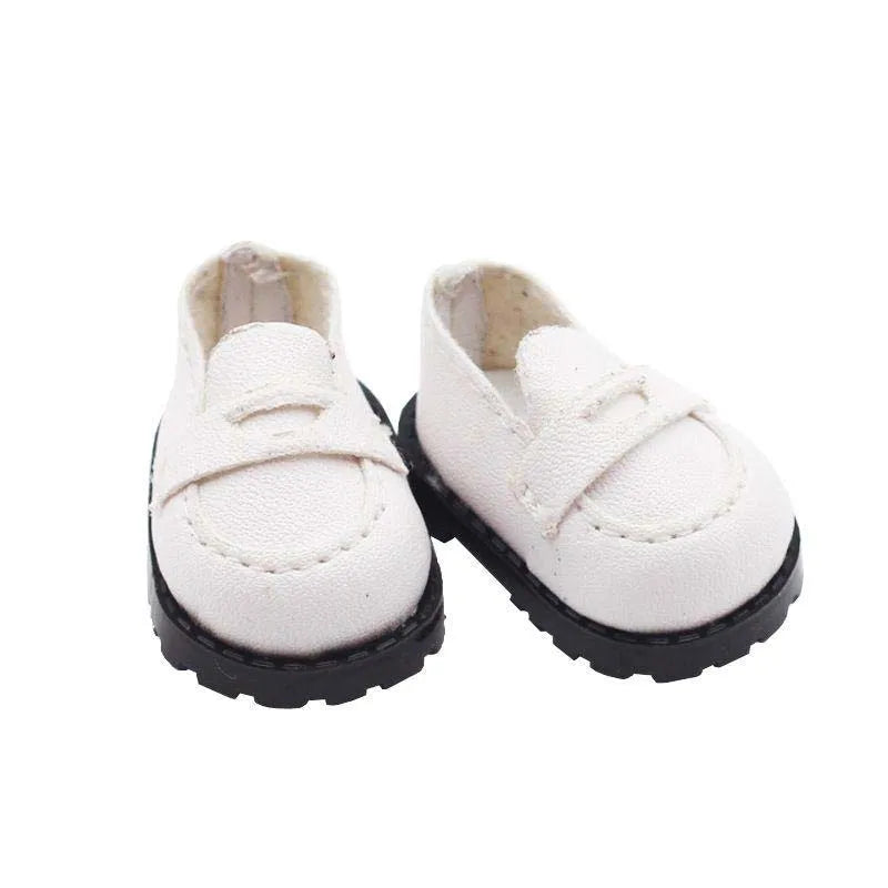 15-17cm For Labubu Dolls Leather Shoes Doll Shoes Accessories Bow Tie Decoration Labubu Doll Fashion Boots Accessories