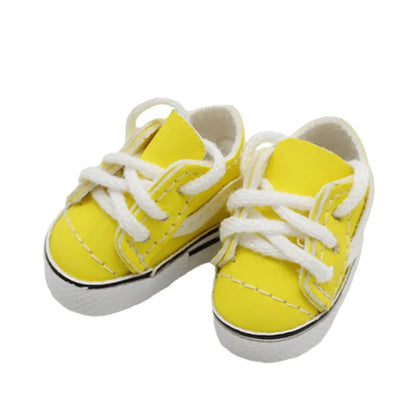 1/6 Doll Labubu Leather Shoes Suitable for 30cm Cotton Doll Dolls Toys Casual Sports Shoes