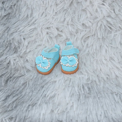 Cute LABUBU 17cm cotton doll shoes, toy leather shoes, casual sports shoes, doll accessories, LABUBU clothing