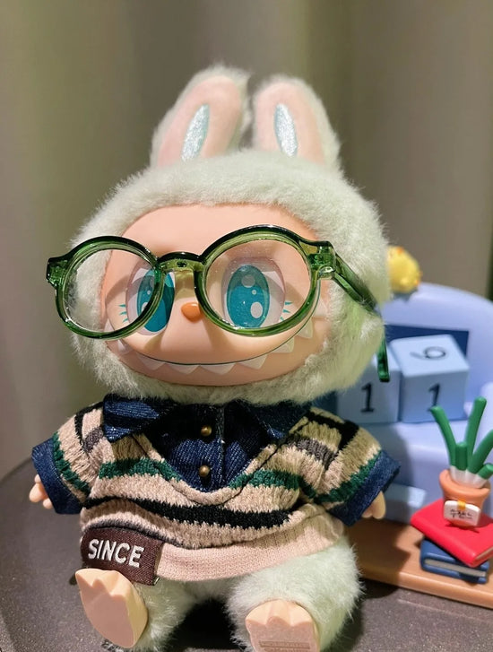 【Labubu Glass】6.5cm 9cm Doll Glasses Cute Plastic Glasses Toy Glasses Accessories for 15cm Labubu 60cm 1/3 BJD Dolls 20cm Doll
