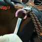 Labubu Anti Drop Keychain Silicone Rope Buckle Protection Ring for Wallet Transparent Winding Fixed Anti-Loss Accessories