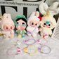 Doll Cartoon-style camera phone Bag for labubu crybaby 10cm 15cm cotton exo plush doll accessories