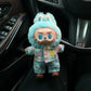 15/17cm Labubu Big Into Energy Doll Casual Plaid Coat Jeans Suit Set Ropa Labubu Accessories