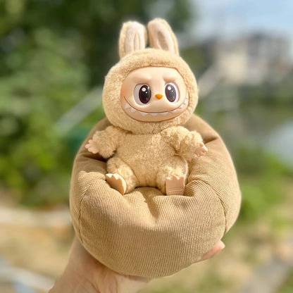 15/17cm Labubu Doll Swing Simple Outdoor Toy for Vinyl Dolls Playground Accessories