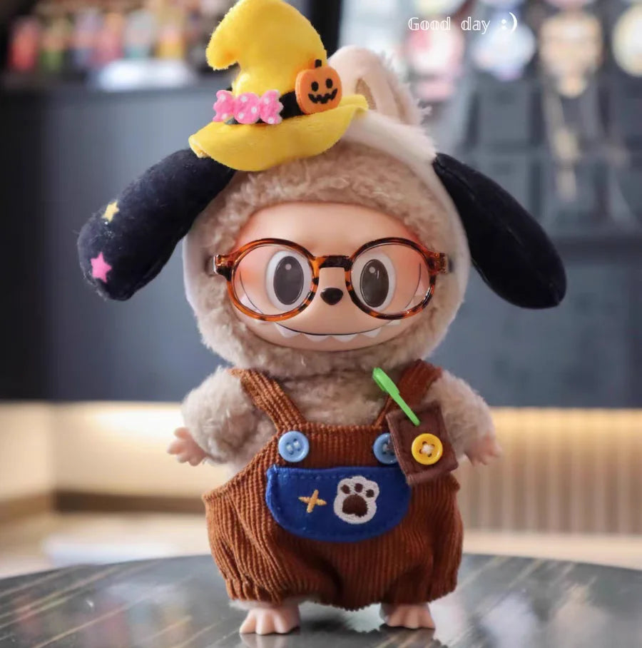 【Labubu Glass】6.5cm 9cm Doll Glasses Cute Plastic Glasses Toy Glasses Accessories for 15cm Labubu 60cm 1/3 BJD Dolls 20cm Doll