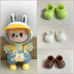 15-17cm Clothes for Labubu  Short Rain Boots – Sit-Sit Party Shoe Accessory