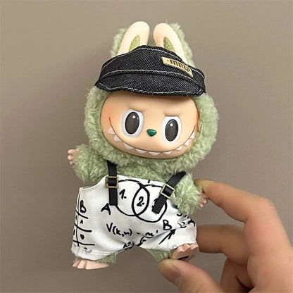 17cm Lbb Plush Doll Clothes Set Hairband T-shirt Pants Bag for 15cm Cotton Doll Dress Up Accessories DIY Toys Birthday gift