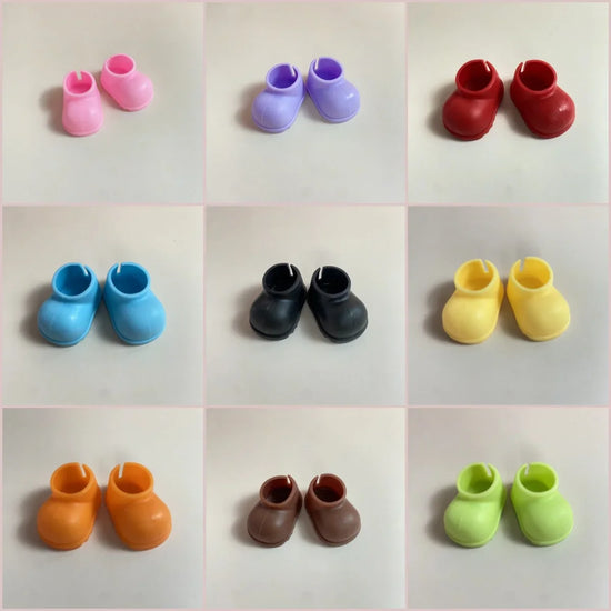 15-17cm Clothes for Labubu  Short Rain Boots – Sit-Sit Party Shoe Accessory