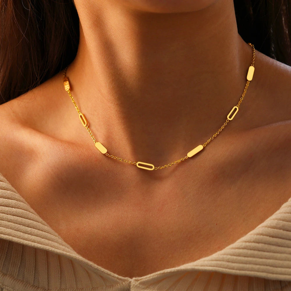 Geometric Shape Necklace