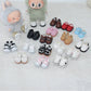 Cute LABUBU 17cm cotton doll shoes, toy leather shoes, casual sports shoes, doll accessories, LABUBU clothing