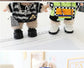 Labubu Shoes V1 V2 Doll Key Chain Accessories Toy Leather Shoes Canvas Shoe Decoration Doll Accessory Ornament Delicate Shoes
