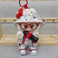 For 3rd Gen 17cm Labubu Trend Clothes Pendant Sitting Party Graffiti Strap Pants Hat Labubu Retro Clothes