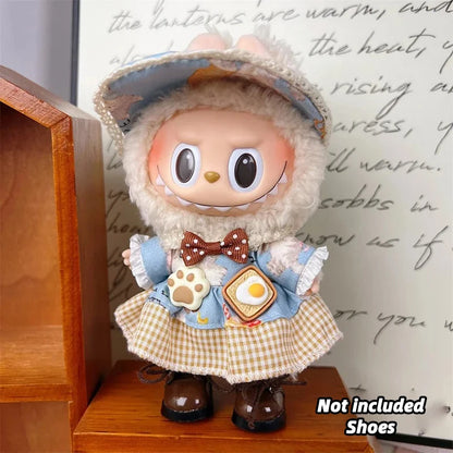 Labubu Clothes Doll Clothing Designer for Labubu V1 V2 V3 17cm Dolls Trendy Cute Lolita Style 2025 Summer New Clothing Gifts
