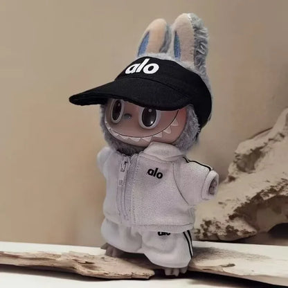 Labubu Clothes Doll Clothing Fashion Overalls, V1 V2 V3 Doll Clothing Accessories, Labubu Clothes Designer,15/17cm Doll Toy