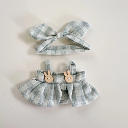 Labubu Sit-Down Party Series doll clothes, clothing, designer luxury skirts, LABUBU accessories，labubu clothing designer