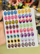 Macaroon Have A Seat  Labubu  Eye Sticker 17cm Labubu V1v2 Modified Doll Material Facial Makeup Sticker