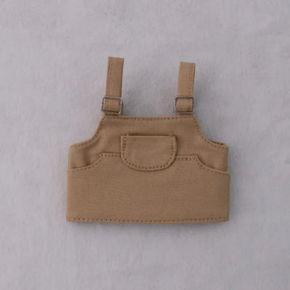 Labubu Doll Clothes Big Into Energy Clothing Replacement Summer Overalls with Straw Hat and Belt Set for Ropa Labubu