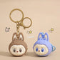 Labubu Keychain Students Schoolbag Pendant Backbag Ornament Hanging Decoration Car Key Chain Gifts Doll Decoration Accessories