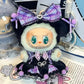 Labubu Doll 17cm Fashion Hoodie Clothing BJD Mini Replacement Cartoon Doll Accessory Cute Decorative Item for Figurines