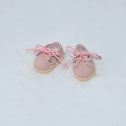 Cute LABUBU 17cm cotton doll shoes, toy leather shoes, casual sports shoes, doll accessories, LABUBU clothing
