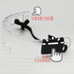 Labubu LED Punk Glasses Labubu Doll 3-color Luminous Glasses Cool Night Light Future Technology Glasses Mini Edition for cloth