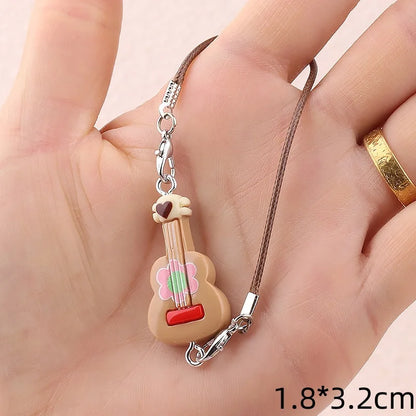 Dollhouse miniature crossbody bag cup guitar for Labubu doll and 15cm plush doll accessories