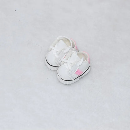 Cute LABUBU 17cm cotton doll shoes, toy leather shoes, casual sports shoes, doll accessories, LABUBU clothing