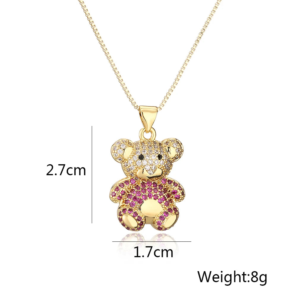 Bear Pendant Necklace