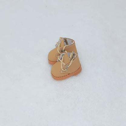 Cute LABUBU 17cm cotton doll shoes, toy leather shoes, casual sports shoes, doll accessories, LABUBU clothing