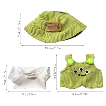 Cute Labubu Clothes, Labubu Clothing, Labubu Accessories,17cm Labub Doll Clothing, Labub Doll Accessories