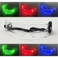 Labubu LED Punk Glasses Labubu Doll 3-color Luminous Glasses Cool Night Light Future Technology Glasses Mini Edition for cloth