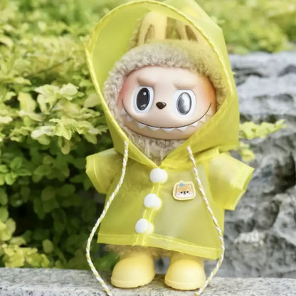 Collection Of Raincoats For Ropa Labubu Doll Clothes Exquisite Design Trendy Outfit Matching Rain Boots