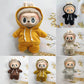 For 3rd Gen 17cm Labubu Trend Clothes Pendant Sitting Party Graffiti Strap Pants Hat Labubu Retro Clothes
