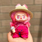Labubu Doll Clothes Big Into Energy Clothing Replacement Summer Overalls with Straw Hat and Belt Set for Ropa Labubu