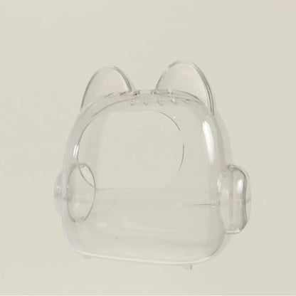 Doll Storage Case Travel Bag Plush Dolls Mini Pouch Transparent Women Bag Storage Organizer Waterproof Bag Cute Tote Bag