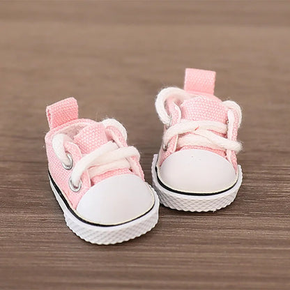 Labubu Shoes V1 V2 Doll Key Chain Accessories Toy Leather Shoes Canvas Shoe Decoration Doll Accessory Ornament Delicate Shoes