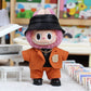 15/17cm Labubu Big Into Energy Doll Casual Plaid Coat Jeans Suit Set Ropa Labubu Accessories
