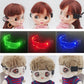 Labubu LED Punk Glasses Labubu Doll 3-color Luminous Glasses Cool Night Light Future Technology Glasses Mini Edition for cloth
