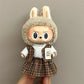 17cm Lbb Plush Doll Clothes Set Hairband T-shirt Pants Bag for 15cm Cotton Doll Dress Up Accessories DIY Toys Birthday gift