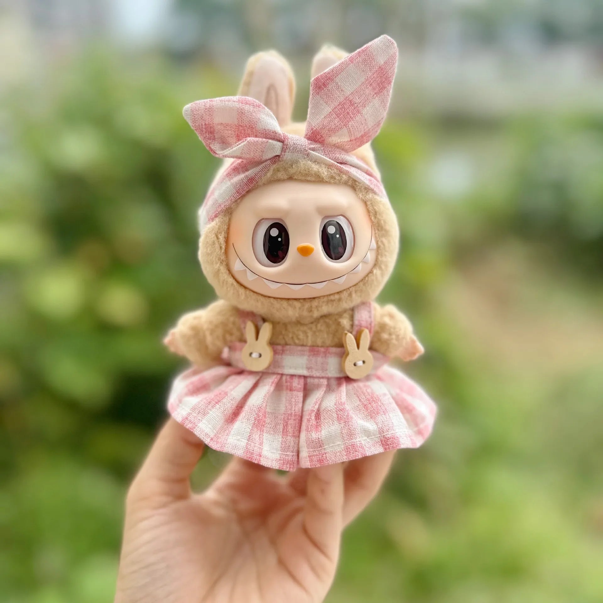 Labubu Sit-Down Party Series doll clothes, clothing, designer luxury skirts, LABUBU accessories，labubu clothing designer