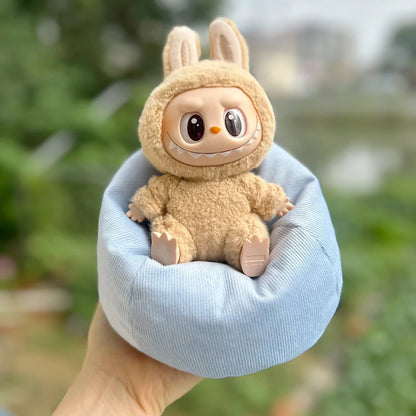 15/17cm Labubu Doll Swing Simple Outdoor Toy for Vinyl Dolls Playground Accessories