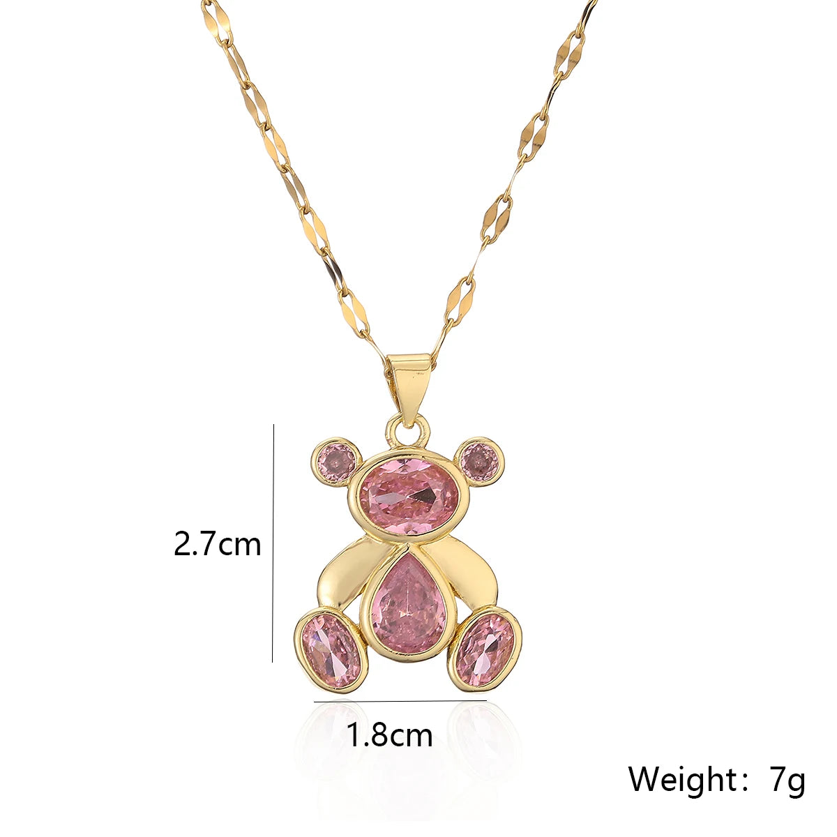 Cute Bear Pendant Necklace