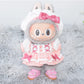 Cute LABUBU 17cm cotton doll shoes, toy leather shoes, casual sports shoes, doll accessories, LABUBU clothing
