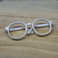 LABUBU 17cm Doll 6.5cm Transparent Glasses Stylish Sunglasses for 1/8 -1/4 BJD Doll Accessories