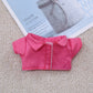 For 15-17cm Ropa 3.0 Labubu and 10cm cotton doll top Shirt candy overalls rain boots bucket hat Outfit Accessories Clothing