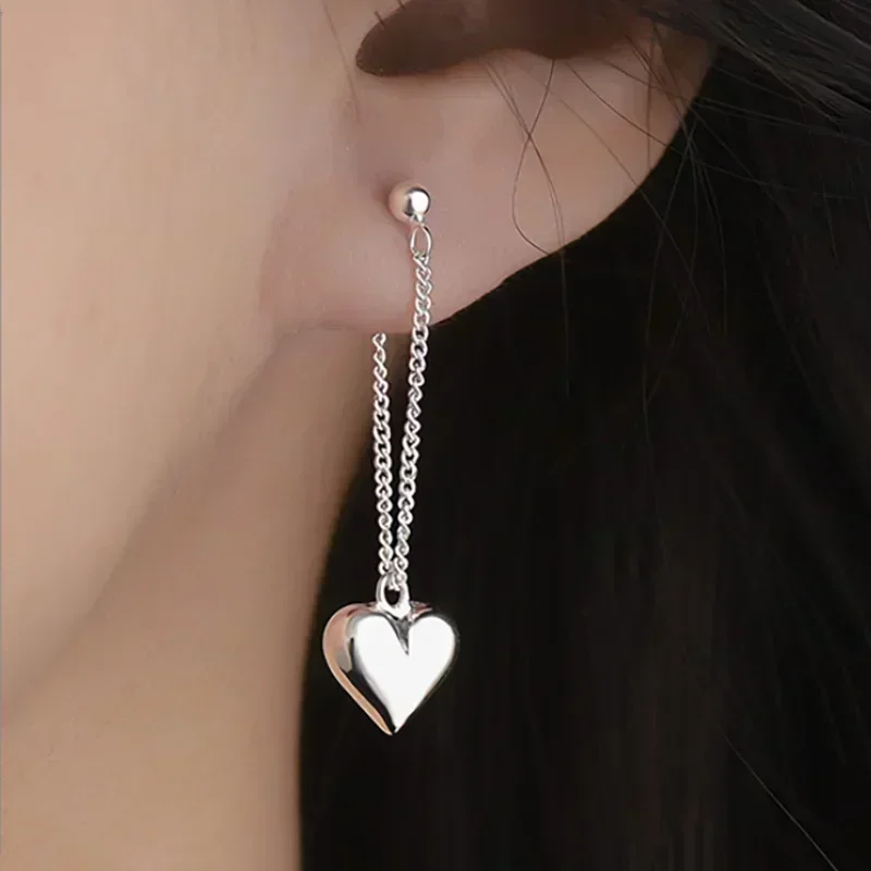 Sterling Silver Heart Earrings: Party Gift