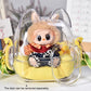 15/17cm Labubu Doll Swing Simple Outdoor Toy for Vinyl Dolls Playground Accessories