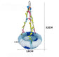 15/17cm Labubu Doll Swing Simple Outdoor Toy for Vinyl Dolls Playground Accessories
